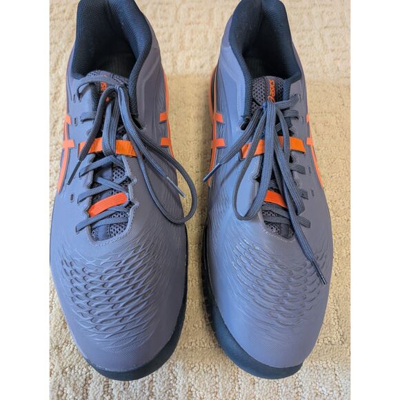 Asics Gel Resolution X Tennis Shoes Mens Size 13 Wide Purple Pickleball - Picture 3 of 16